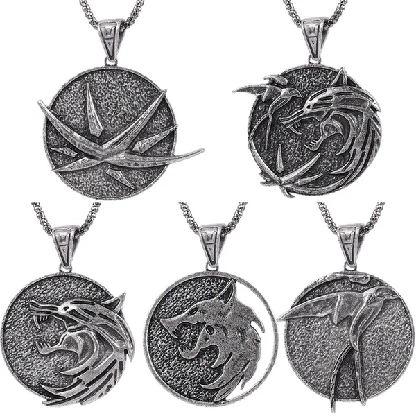 The Witcher Inspired 5 Piece Medallion Set