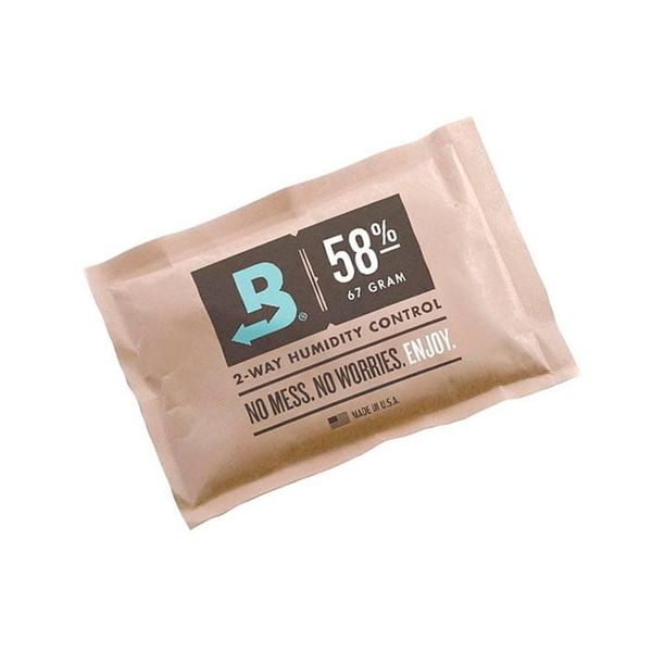 Boveda Humidity Control Pack - 67g 58% - For Curing Cannabis - 5Pack