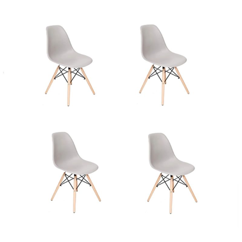 Proteas Wood Leg Chairs Pack of 4 Grey Shop Today. Get it Tomorrow