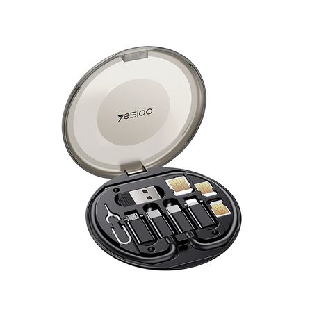 Yesido Multifunction 6-in-1 Charging And Data-transfer Storage Kit CA118 Image