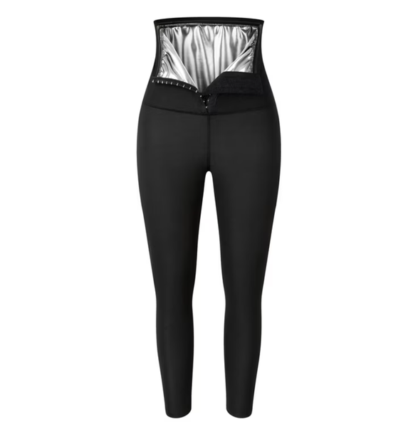 Tummy Sweat Pants High Waist Leggings