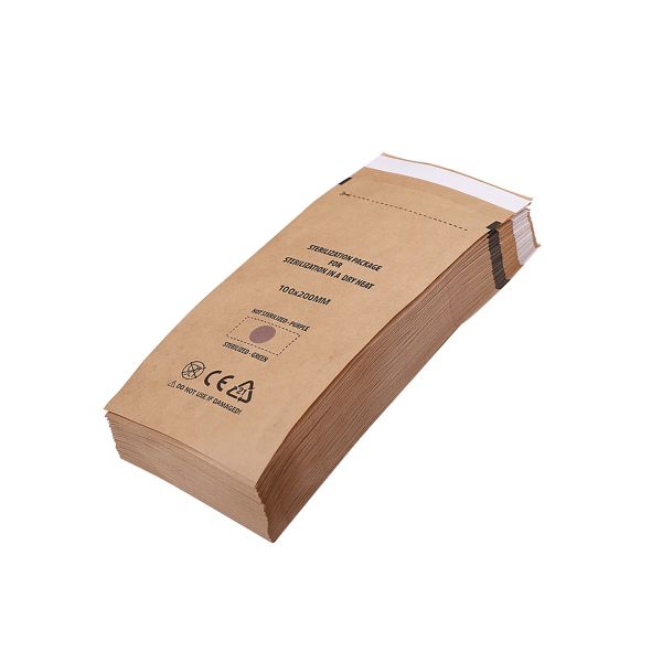 100 Pieces Disposable Kraft Paper Cleaning Bags Nail Tools Sterilizer Pouches