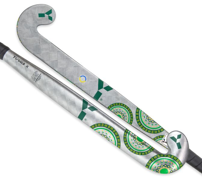 Y1 GLG X Low Bow Hockey Stick - Green - 37.5