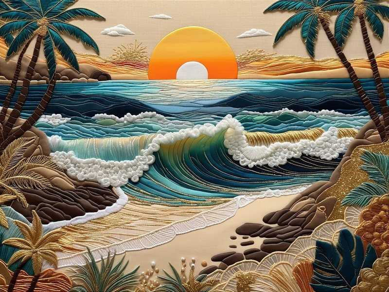 Modern Canvas Wall Art Home Decor - Southern Waves