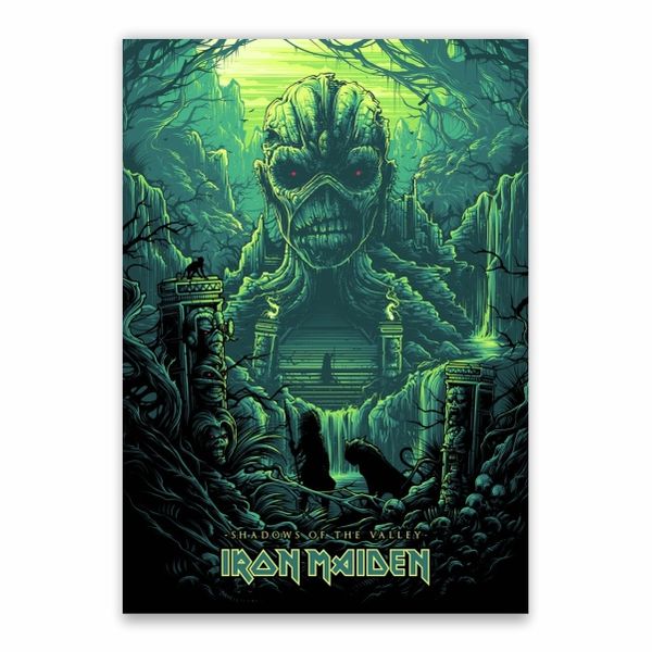 Shadows Of The Valley Iron Maiden Poster - A1