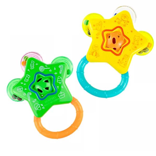 2 Piece Infant &amp; Baby Toy Rattle Set - Early Learning