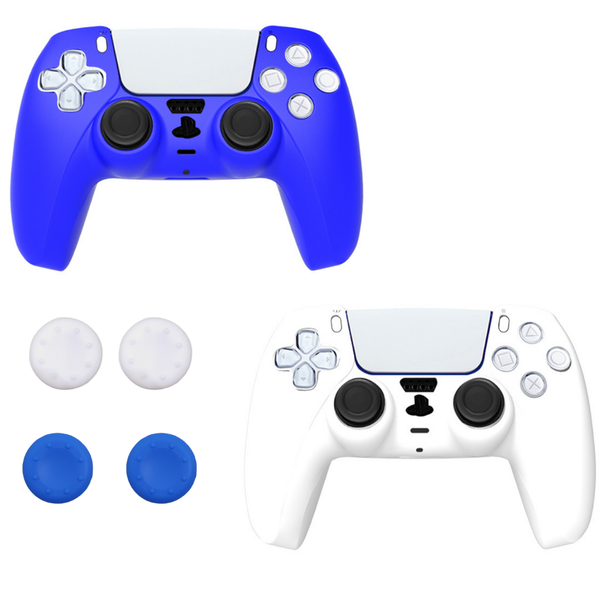 2 Pack - Smooth Silicone Case BN12 With Finger Grips for PS5 Controller