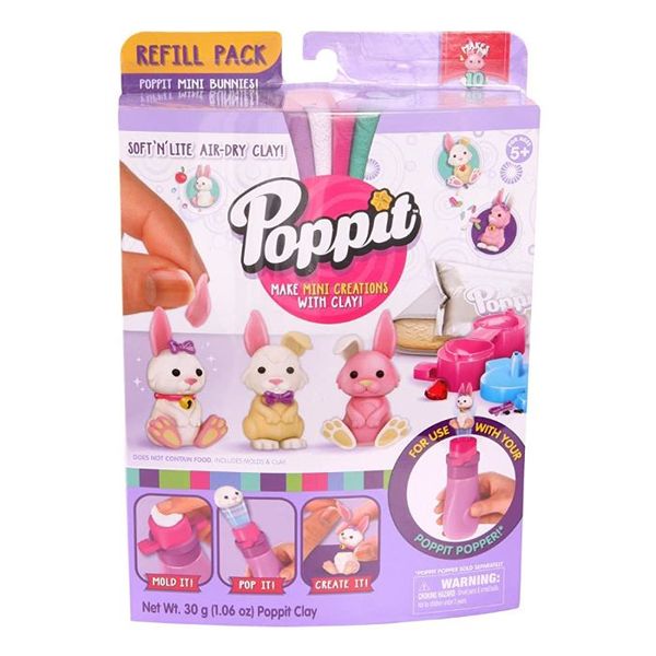 Poppit Refill Pack - Mini Bunnies