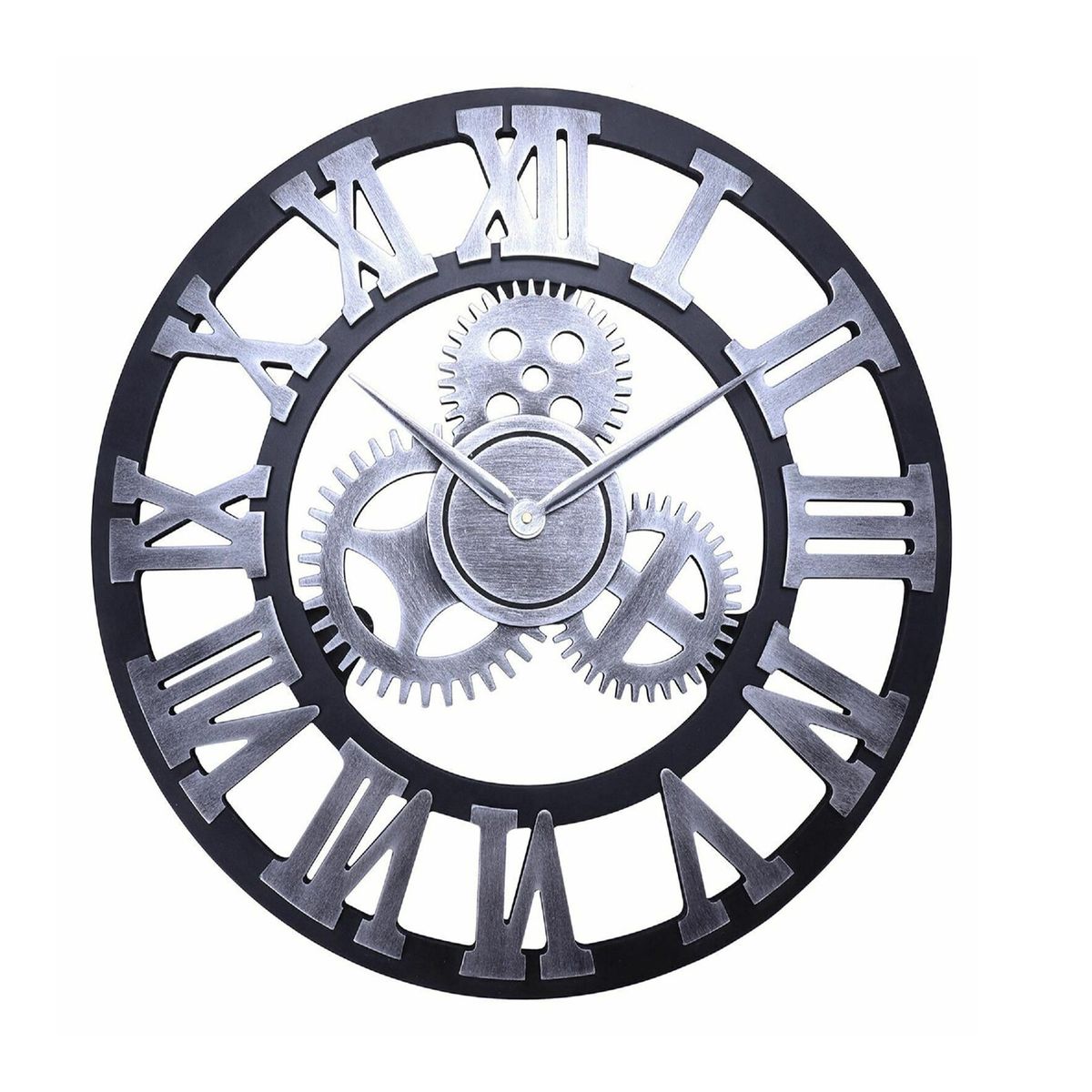50.5cm Industrial Age Design Roman Numeral Mechanical Wall Clock Buy