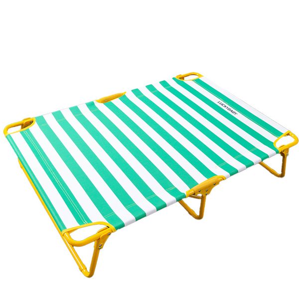 Classic Colored Striped Moisture-Proof Pet Bed for Medium to Large Dogs