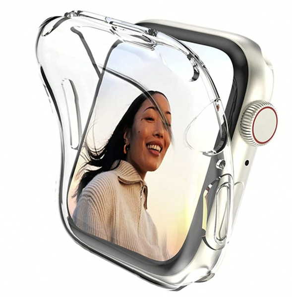 Watch Cases for Apple Watch Soft Clear Silicone Case 41mm