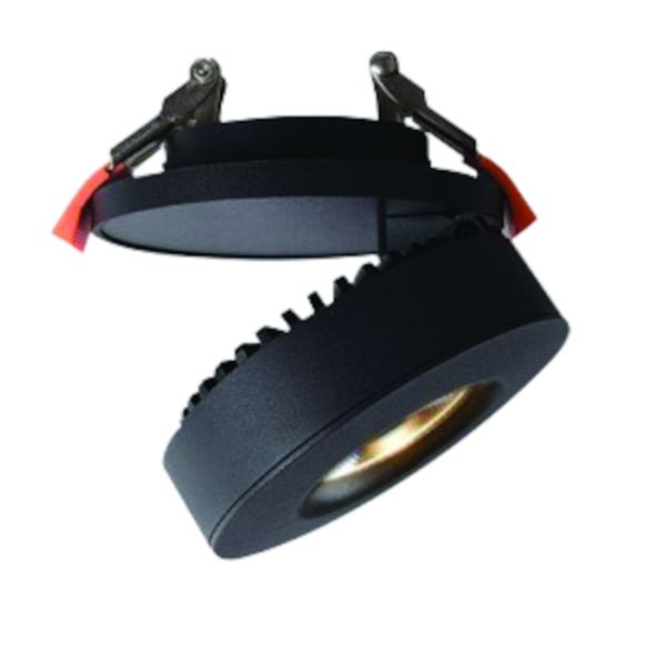 ACDC - Modern Ceiling Spotlight 12W Black - R - DL