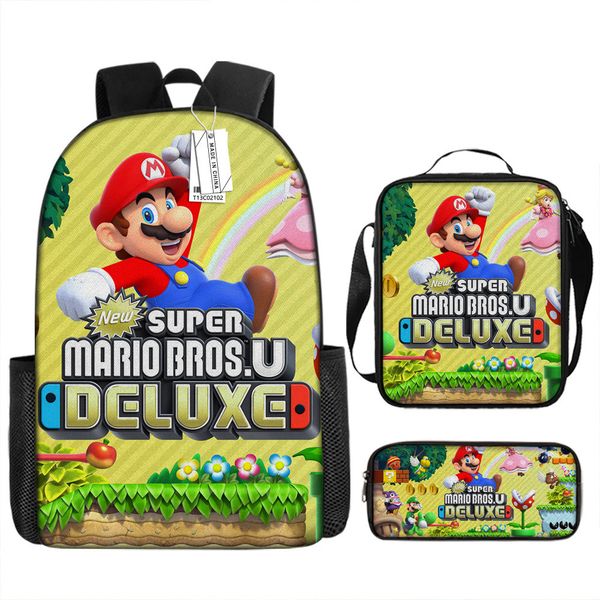 Backpack, Lunch Box &amp; Pencil Case Mario image