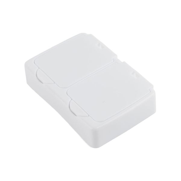 Cartoon Pattern Plastic Storage Box Double Grid Multifunctional 10g Student