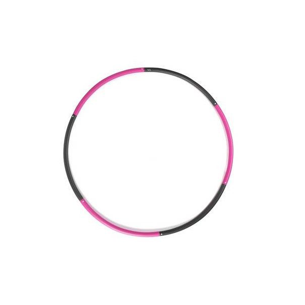 Adjustable Hula Hoop For Fitness - Pink Grey