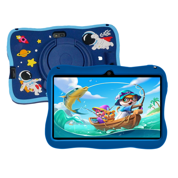 8 Inch Kids Tablet Android 8.1 - 4GB+64GB, Quad-Core, Shockproof Case