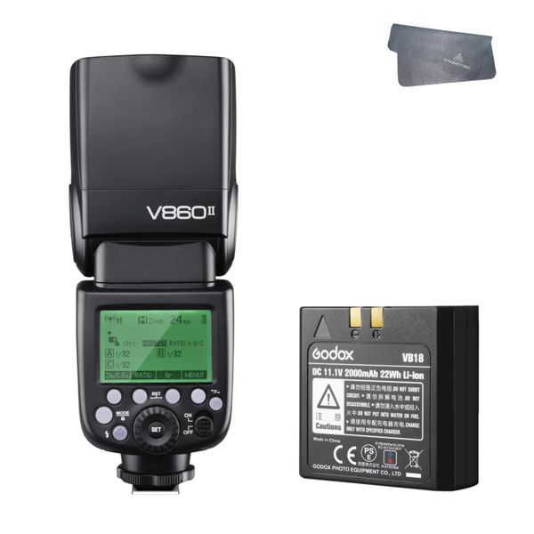 Godox V860II-N Flash with Li-ion Battery &amp; 2.4G HSS