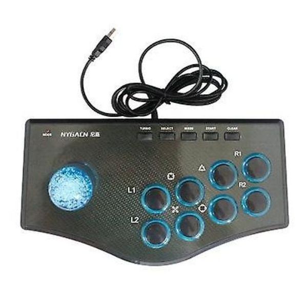 USB Retro Arcade Game Joystick for PC- Turbo Function, Fight Stick Gamepad