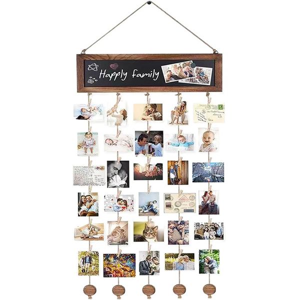 30pcs Hanging Photo Display Photo Frames Set Photo Hanging Decoration Clips
