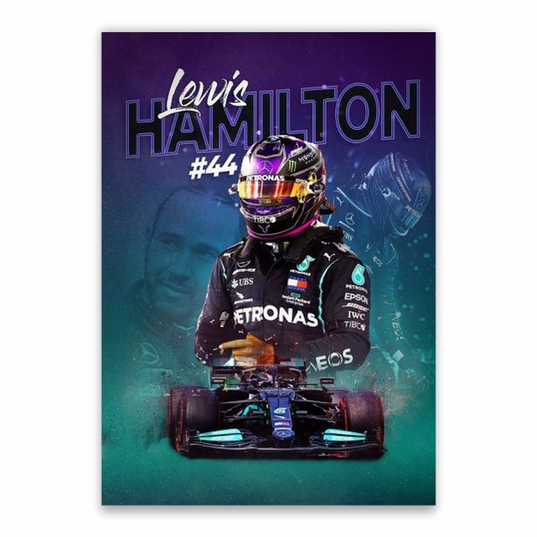 Lewis Hamilton 44 Poster - A1