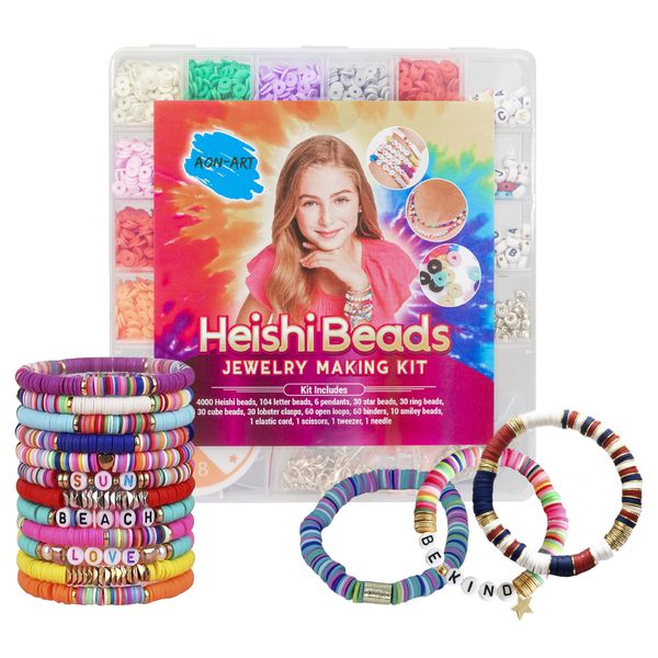 Aon-Art 4300+ Piece Heishi Beads Set &amp; Accessories