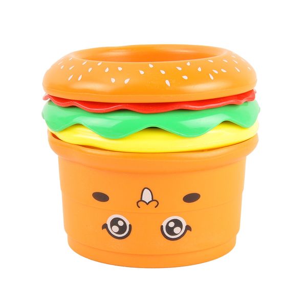 Olive Tree - Baby Splish Splash Stacking Cup Toys Building Beakers Bath Toy