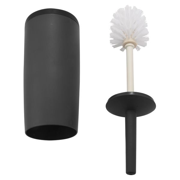 Toilet Brushes and Holders Toilet Bowl Brush with Holder Dark Gray for Bath