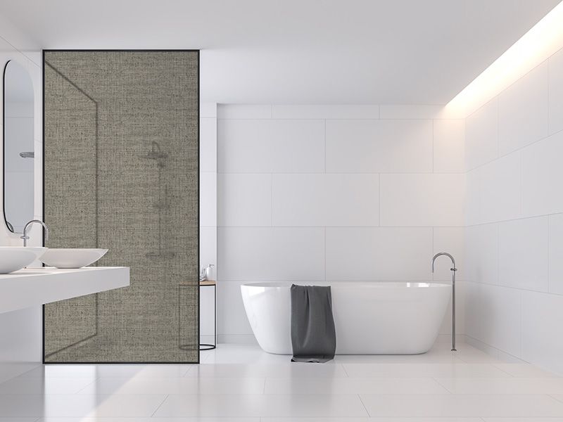 Robin Sprong Frosted Vinyl Sticker For Your Shower Glass - Hard Grey