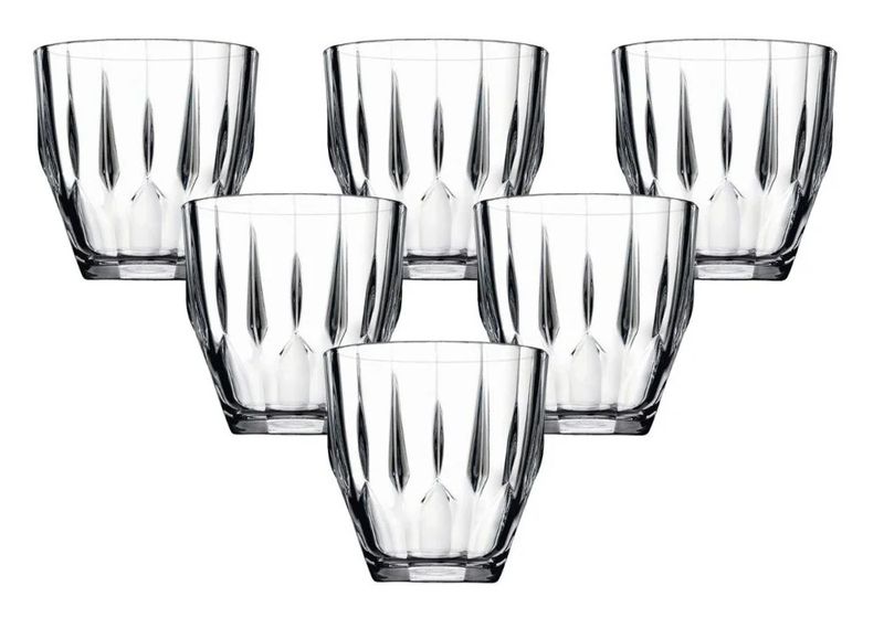 Pasabahce Diamond Water Glass - 275ml - Set Of 6