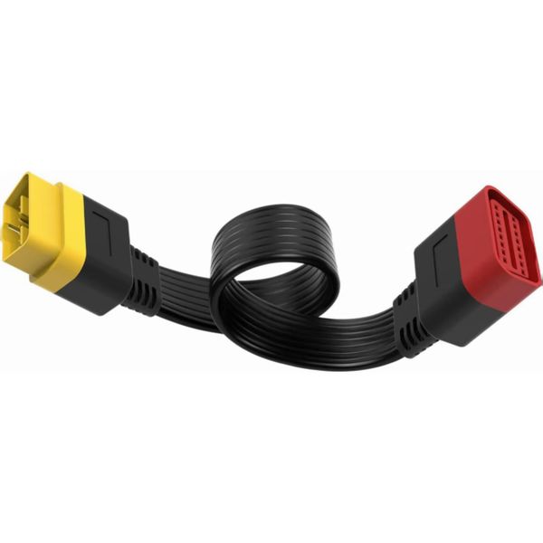 Flexible Obd2 16pin Extension Cable - Durable, Bendable, Universal Fit