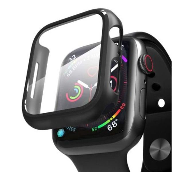 Meraki Hard Case and Tempered Glass Screen Protector for Apple Watch - 42mm