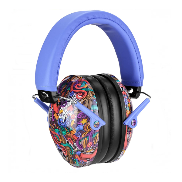Kuvut Kids Noise-Cancelling Earmuffs - PurpleMusic (Ages 3-12)