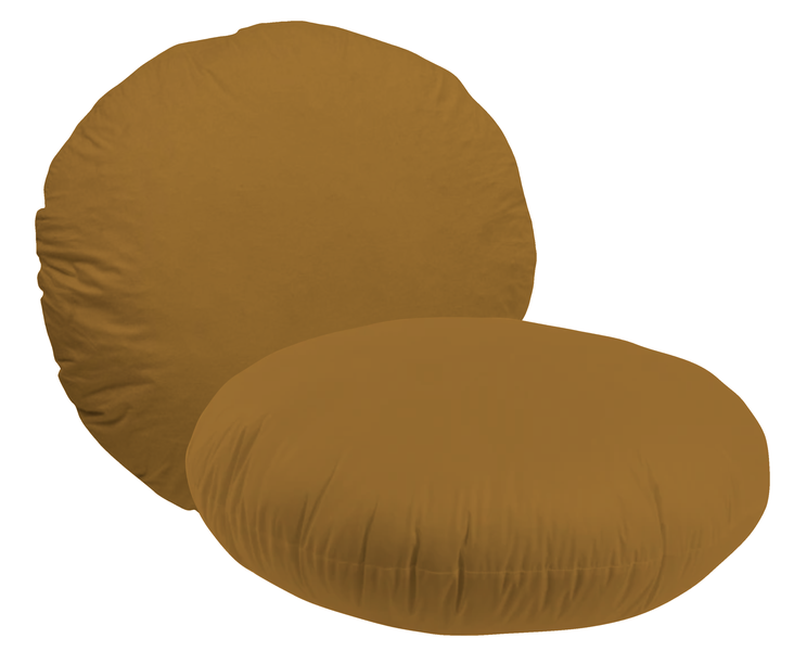 PepperSt - Round Cushion Cover Set – Mustard (5 Sizes available)