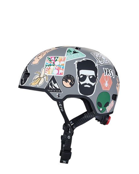 Micro Scooter Helmet Sticker