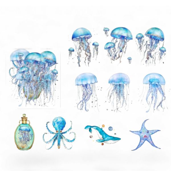 20 Pcs Journaling Craft Decorative Scrapbooking Sticker Story In Flowers