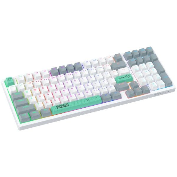 ONIKUMA - G38 - Wired Mechanical Keyboard with RGB Backlighting - White
