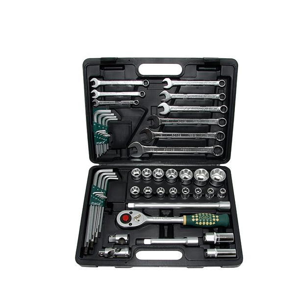 Force 1/4'' &amp; 1/2'' 54Pc Socket Set