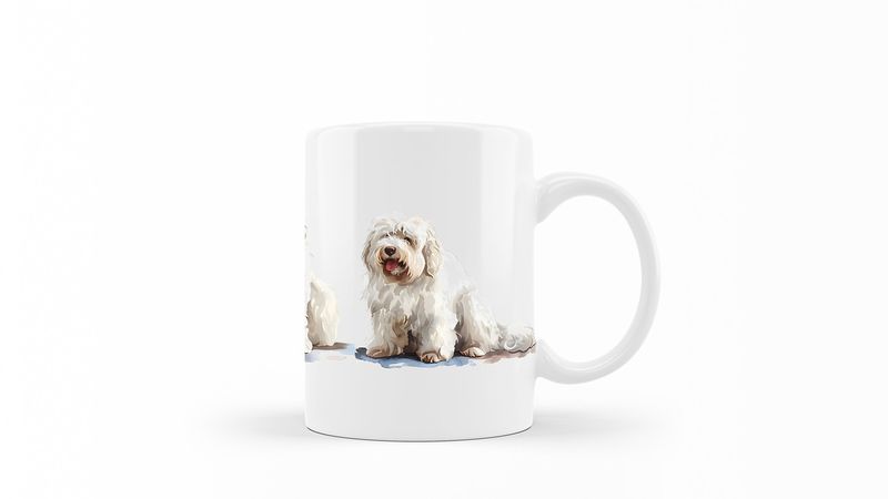 Komondor Printed Coffee Mug