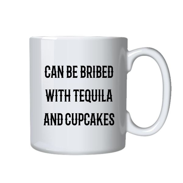 Tequila and Cupcakes Coffee Mug - Best Novelty Funny Cup Gift Idea for
