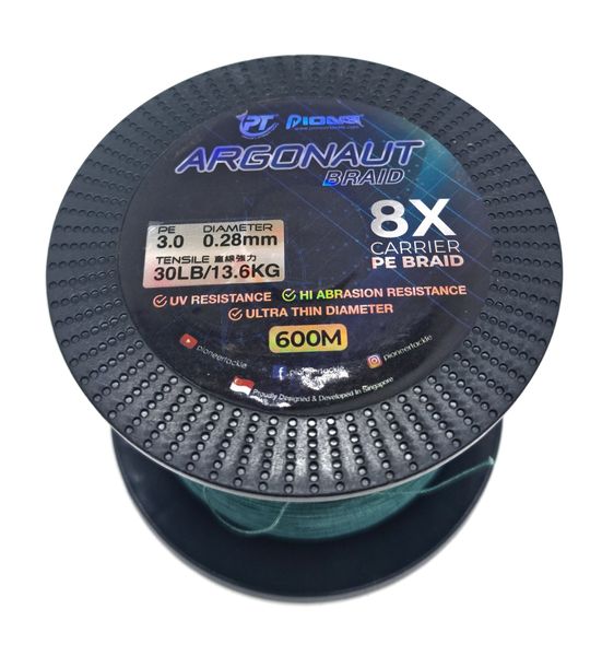 Pioneer Argonaut 8x Braided Fishing Line - 30lb