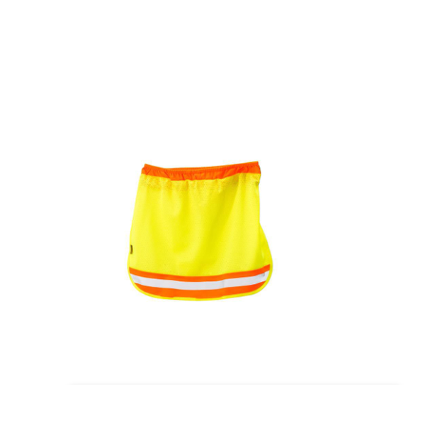 Atlantic Conversions - Safety Sun Neck Protector For Hard Hat Orange with Lime Reflective Strip
