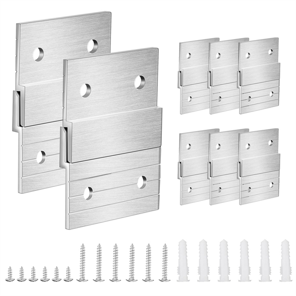 French Cleat Hanger Heavy Duty Metal Hanger Photo Rack- 1 Set 5In