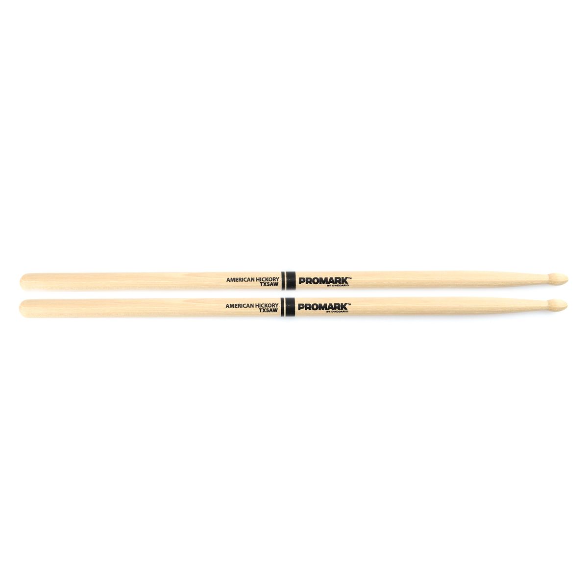 Promark TX5AW Classic 5A Hickory Oval Tip Drum Sticks | Shop Today