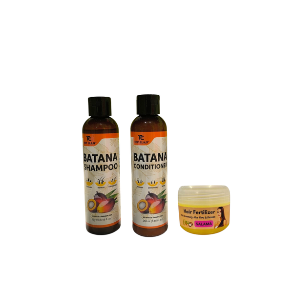Top Class Batana Oil Shampoo, Conditioner &amp; Salama Hair Fertilizer