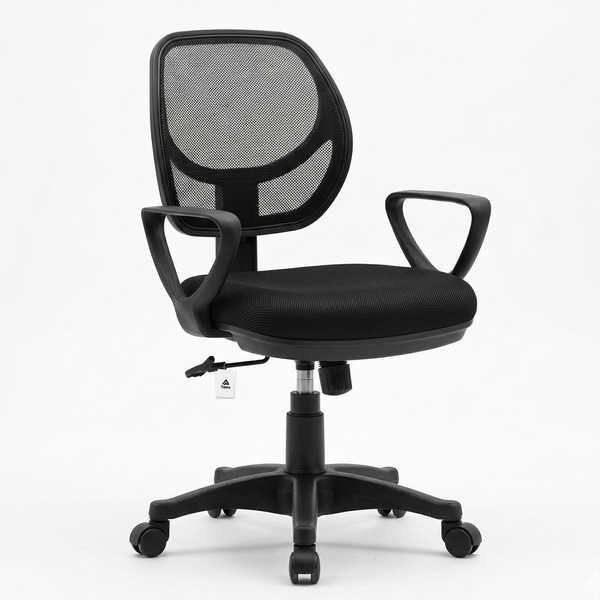Topika - Ergonomic High-Back Office Chair with Armrests &amp; Padded Seat