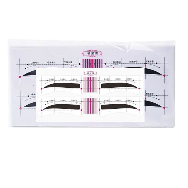 Eyebrow Stencil Stickers Charm