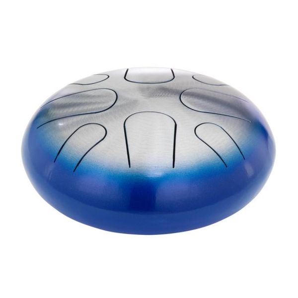 Pearl Tongue Drum #687 Blue Burst - 8 Note G Major