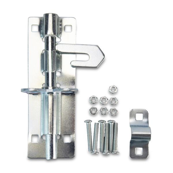 Haojie - Barrel Lock - Steel - Silver - 150mm