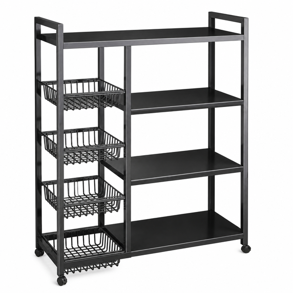 Metal Storage Rack Storage Trolley Countertop Organisation