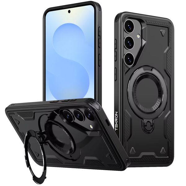 TEKRON Rugged Military-Grade Magnetic Case Compatible:Sams Galaxy S25 FE